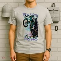 Fun With Knives Bike Trickster Rider T-Shirt thumb 6