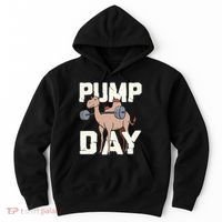 Funny Weight Lifting Hump Day Camel Fitness Humor Hoodie thumb 0