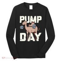 Funny Weight Lifting Hump Day Camel Fitness Humor Long Sleeve Shirt thumb 0