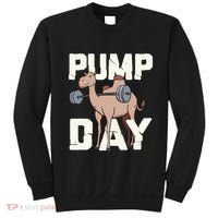 Funny Weight Lifting Hump Day Camel Fitness Humor Sweatshirt thumb 0