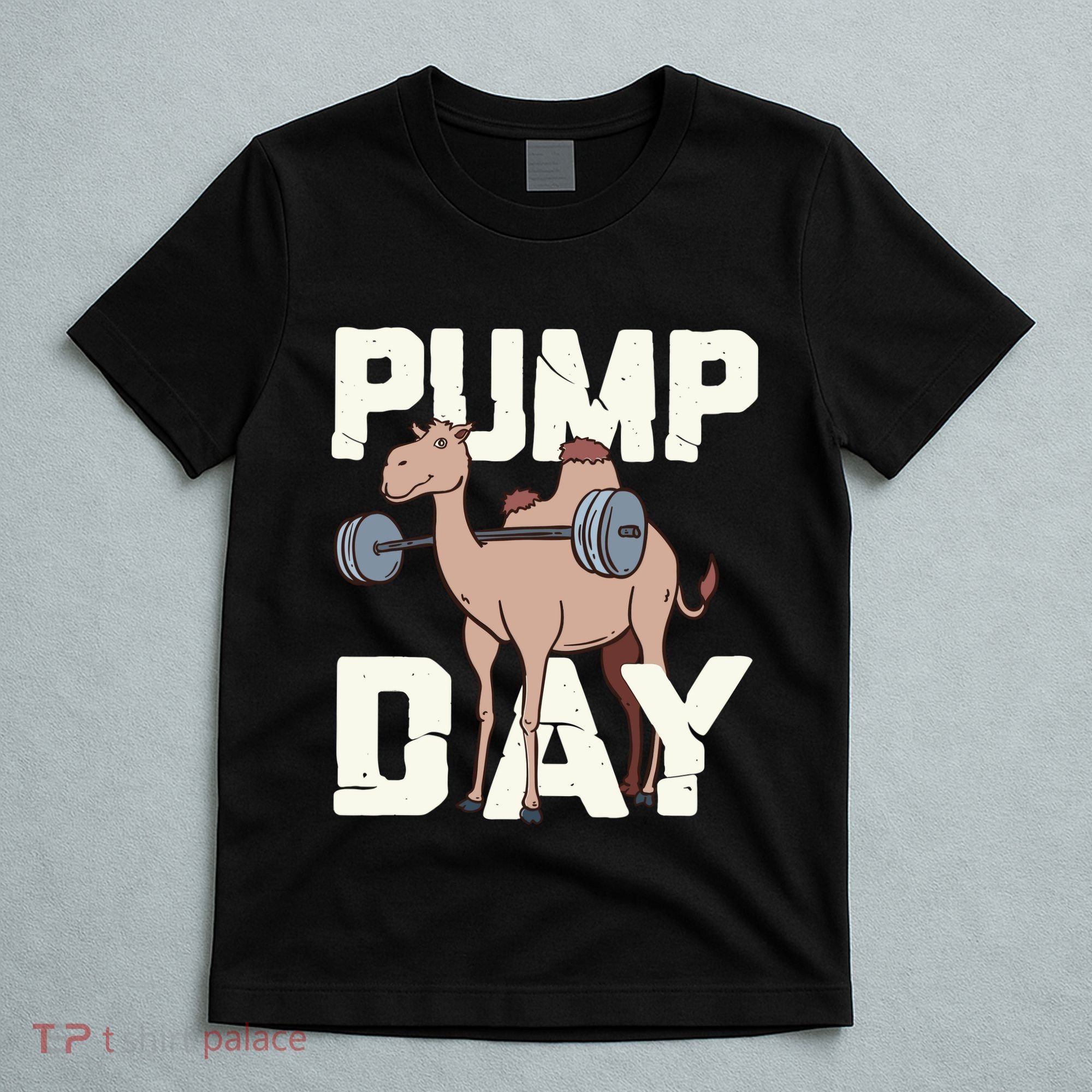 Funny Weight Lifting Hump Day Camel Fitness Humor T-Shirt