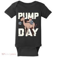 Funny Weight Lifting Hump Day Camel Fitness Humor Baby Bodysuit thumb 0