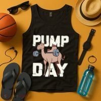 Funny Weight Lifting Hump Day Camel Fitness Humor Tank Top thumb 4