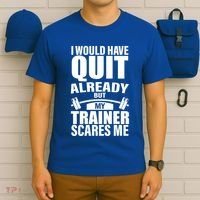 Funny Weight Lifting Gym Saying Workout Training Gift T-Shirt thumb 6
