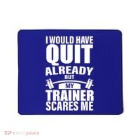 Funny Weight Lifting Gym Saying Workout Training Gift Mousepad thumb 0