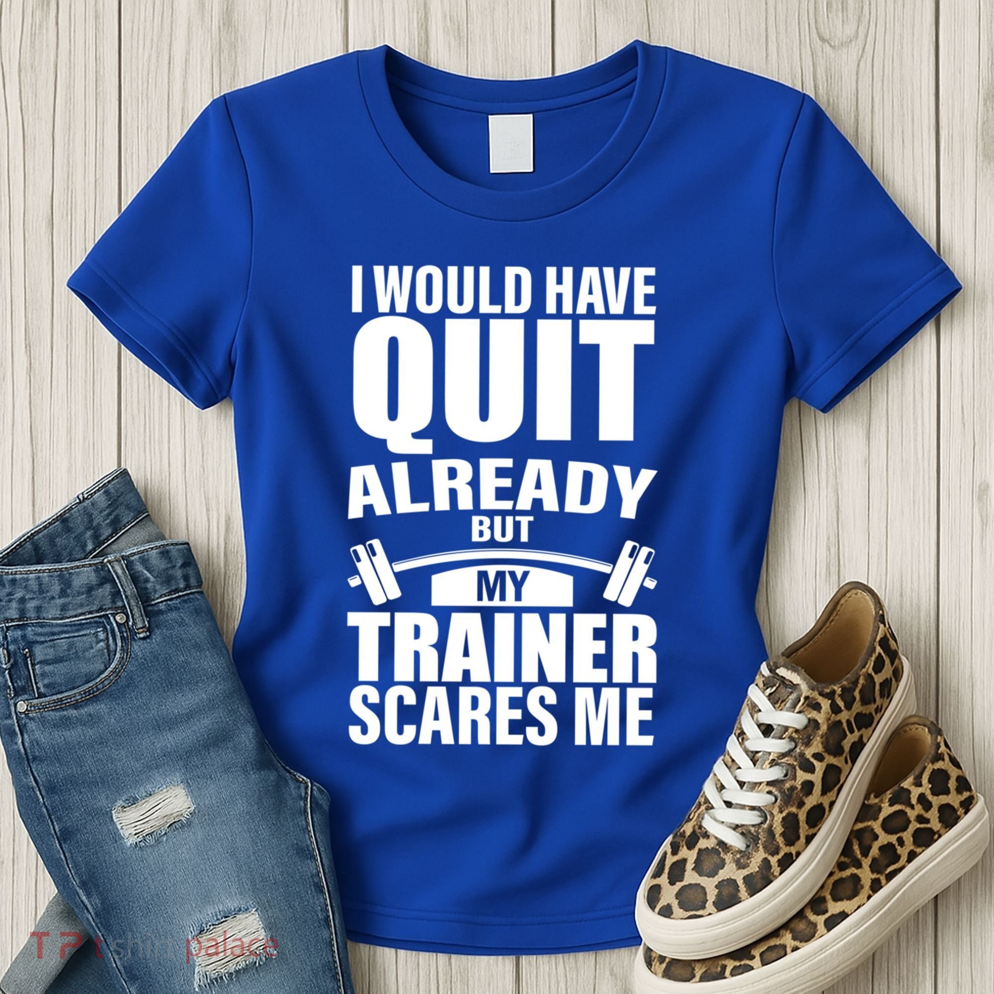 Funny Weight Lifting Gym Saying Workout Training Gift Women's T-Shirt