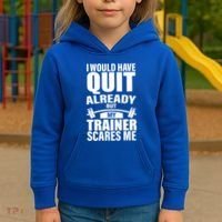Funny Weight Lifting Gym Saying Workout Training Gift Kids Hoodie thumb 3