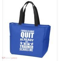 Funny Weight Lifting Gym Saying Workout Training Gift Tote Bag thumb 3
