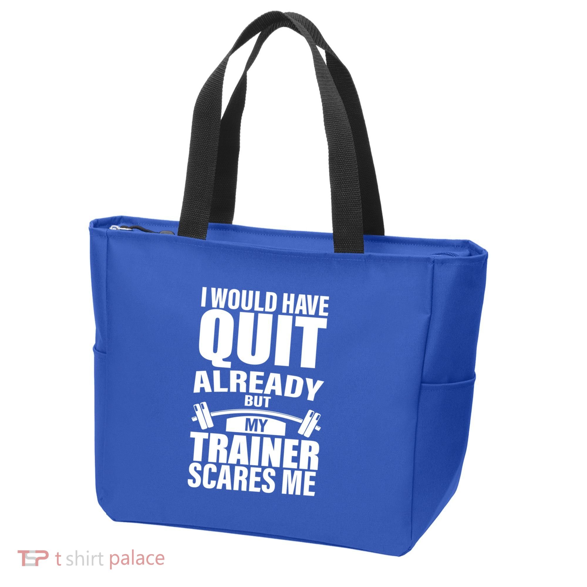 Funny Weight Lifting Gym Saying Workout Training Gift Tote Bag