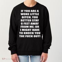 Funny Woke Little Bitch Women's Sweatshirt thumb 0