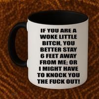 Funny Woke Little Bitch Coffee Mug thumb 2