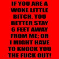 Funny Woke Little Bitch Santa Hat thumb 1