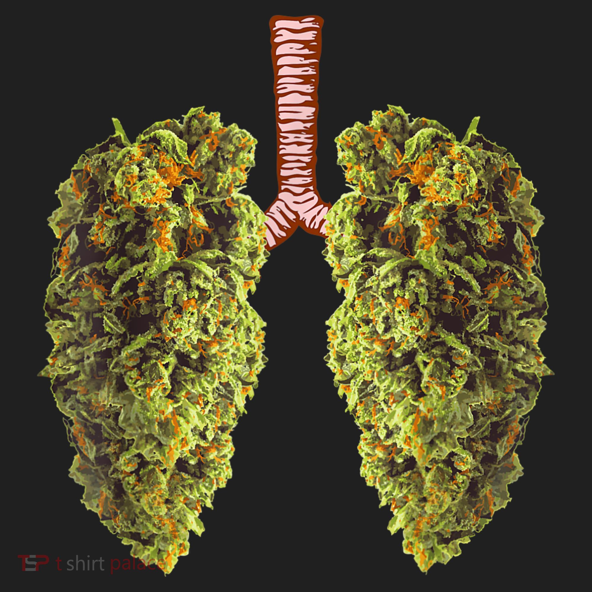 Funny Weed Lung Marijuana Bud THC Lung TShirt Women's Sweatshirt