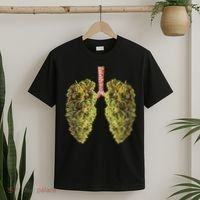 Funny Weed Lung Marijuana Bud THC Lung TShirt T-Shirt thumb 2