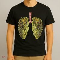 Funny Weed Lung Marijuana Bud THC Lung TShirt T-Shirt thumb 3
