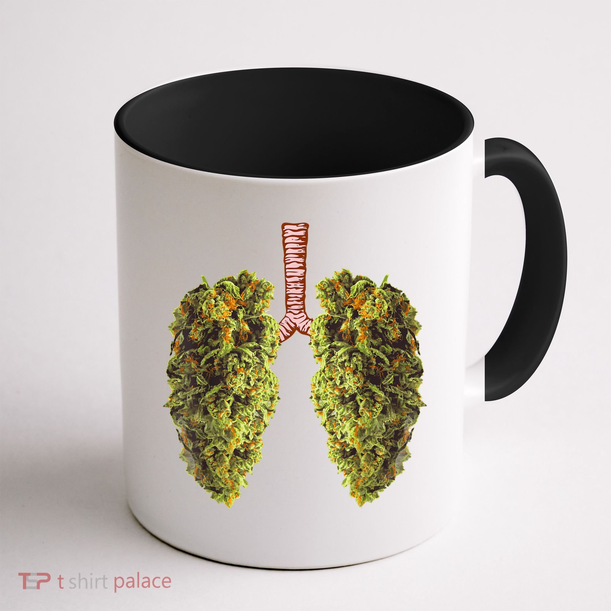 Funny Weed Lung Marijuana Bud THC Lung TShirt Coffee Mug
