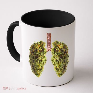 Funny Weed Lung Marijuana Bud THC Lung TShirt Coffee Mug