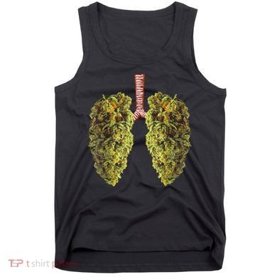 Funny Weed Lung Marijuana Bud THC Lung TShirt Tank Top