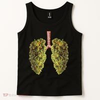 Funny Weed Lung Marijuana Bud THC Lung TShirt Tank Top thumb 2