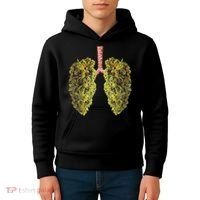 Funny Weed Lung Marijuana Bud THC Lung TShirt Kids Hoodie thumb 4