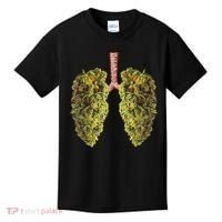 Funny Weed Lung Marijuana Bud THC Lung TShirt Kids T-Shirt thumb 0