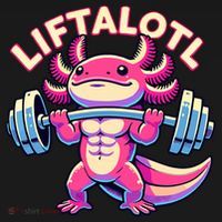 Fitness, Weight Lifting Training, Workout, Axolotl LIFTALOTL Doggie Tank thumb 4