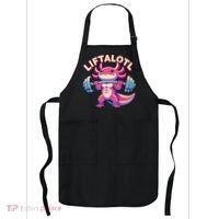 Fitness, Weight Lifting Training, Workout, Axolotl LIFTALOTL Apron thumb 0