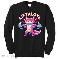 Fitness, Weight Lifting Training, Workout, Axolotl LIFTALOTL Sweatshirt thumb 0