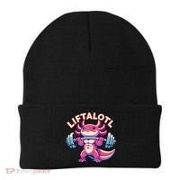 Fitness, Weight Lifting Training, Workout, Axolotl LIFTALOTL Beanie thumb 0