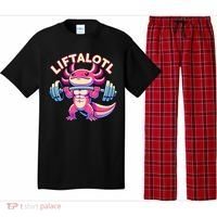 Fitness, Weight Lifting Training, Workout, Axolotl LIFTALOTL Pajama Set thumb 0