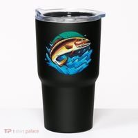 Fishing Worm Lake Tumbler thumb 0