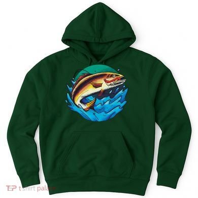 Fishing Worm Lake Hoodie
