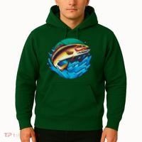 Fishing Worm Lake Hoodie thumb 2
