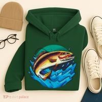 Fishing Worm Lake Hoodie thumb 4