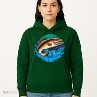 Fishing Worm Lake Hoodie thumb 5
