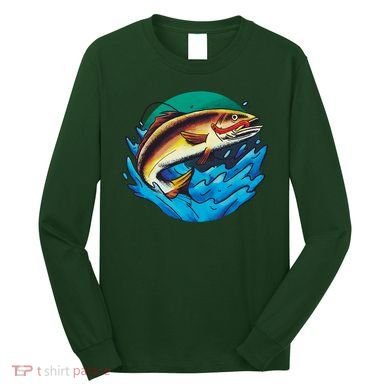 Fishing Worm Lake Long Sleeve Shirt