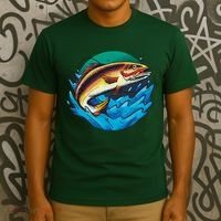 Fishing Worm Lake T-Shirt thumb 3