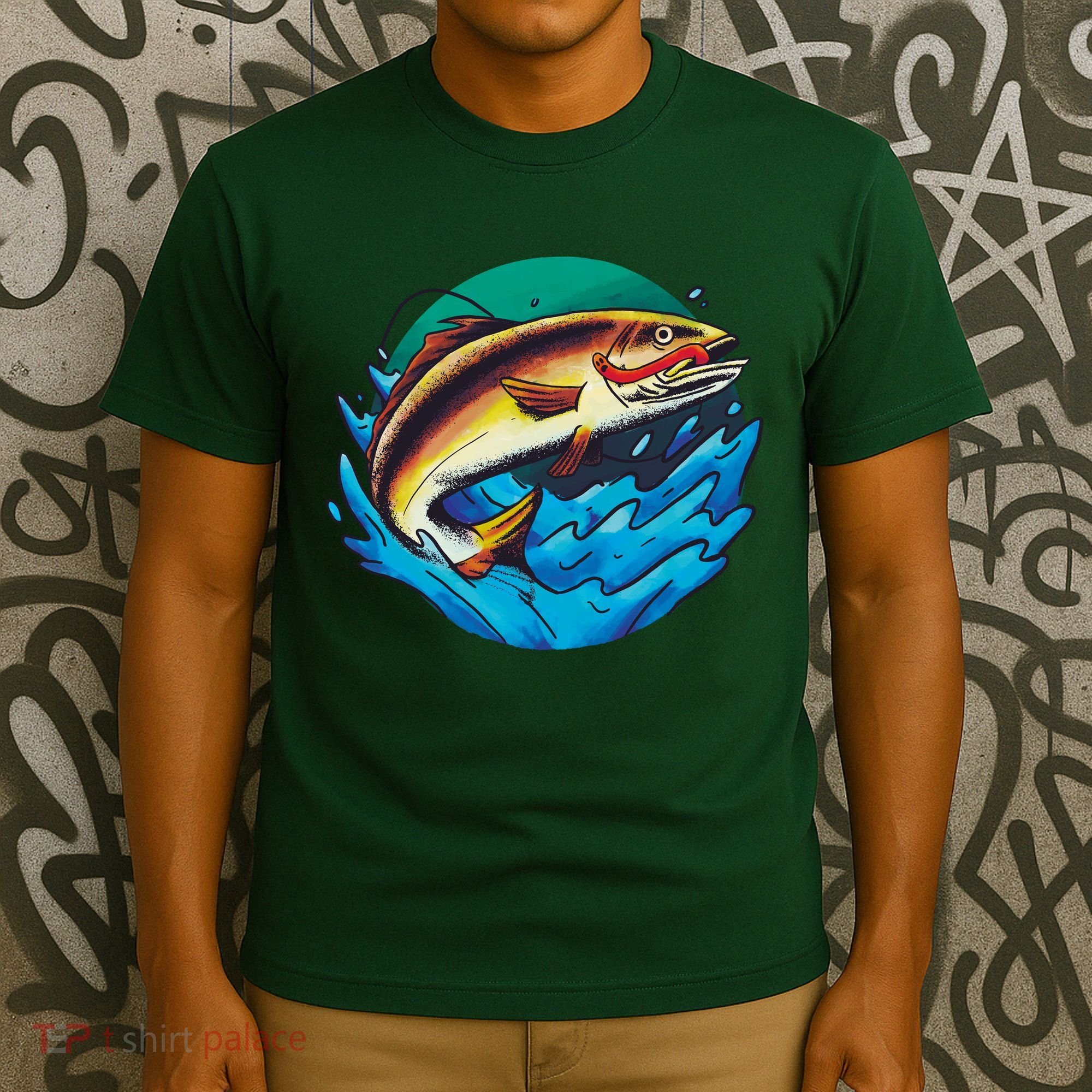 Fishing Worm Lake T-Shirt