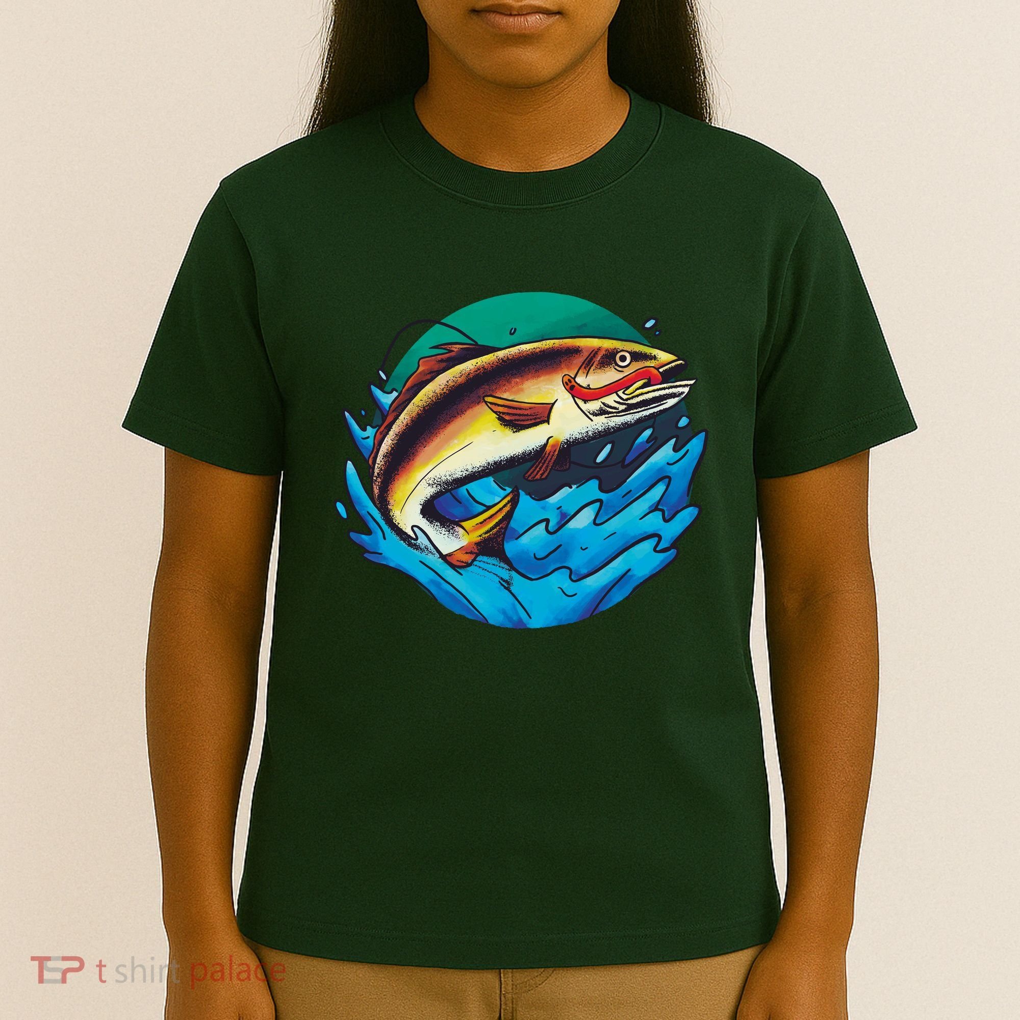 Fishing Worm Lake T-Shirt