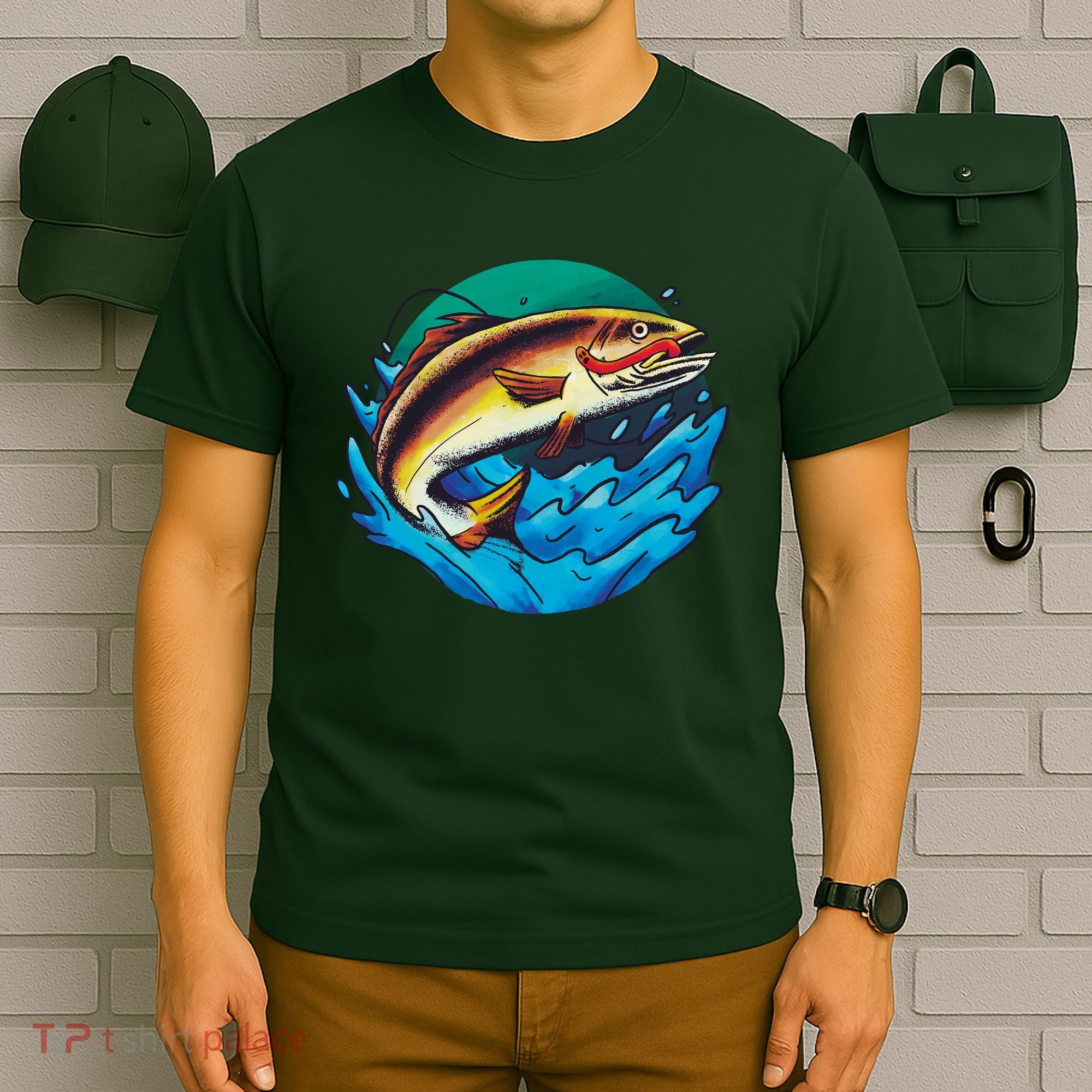 Fishing Worm Lake T-Shirt