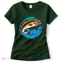Fishing Worm Lake Women's T-Shirt thumb 0