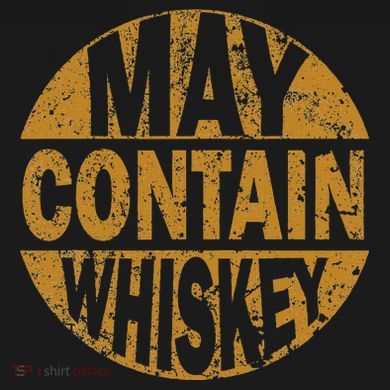 Funny Whiskey Lovers Gift May Contain Whiskey Doggie Tank