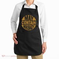 Funny Whiskey Lovers Gift May Contain Whiskey Apron thumb 2