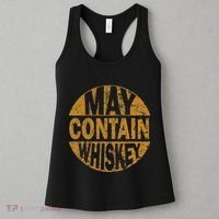 Funny Whiskey Lovers Gift May Contain Whiskey Women's Tank Top thumb 3