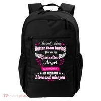 For Wives Loss Husband In Memorial Loving Husband In Heaven Gift Backpack thumb 0
