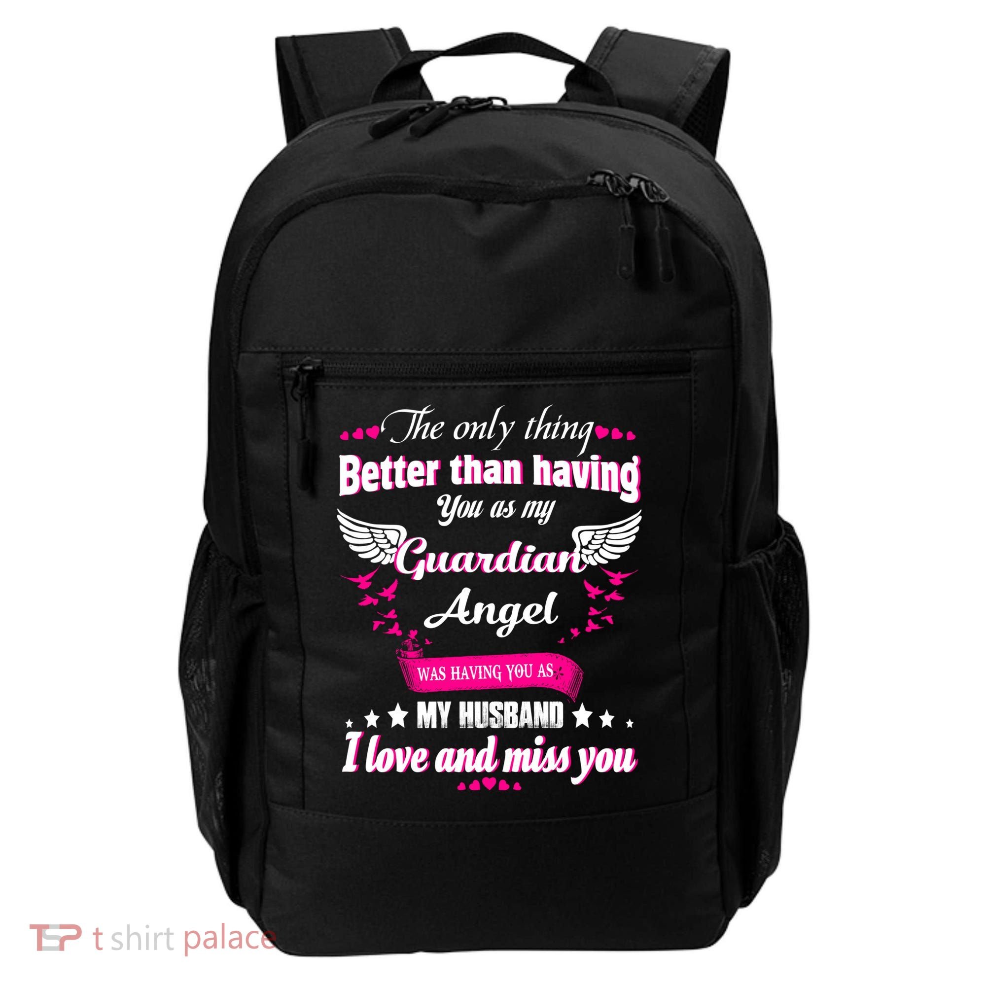 For Wives Loss Husband In Memorial Loving Husband In Heaven Gift Backpack