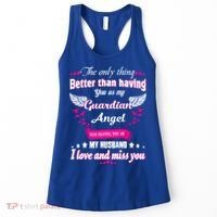 For Wives Loss Husband In Memorial Loving Husband In Heaven Gift Women's Tank Top thumb 0