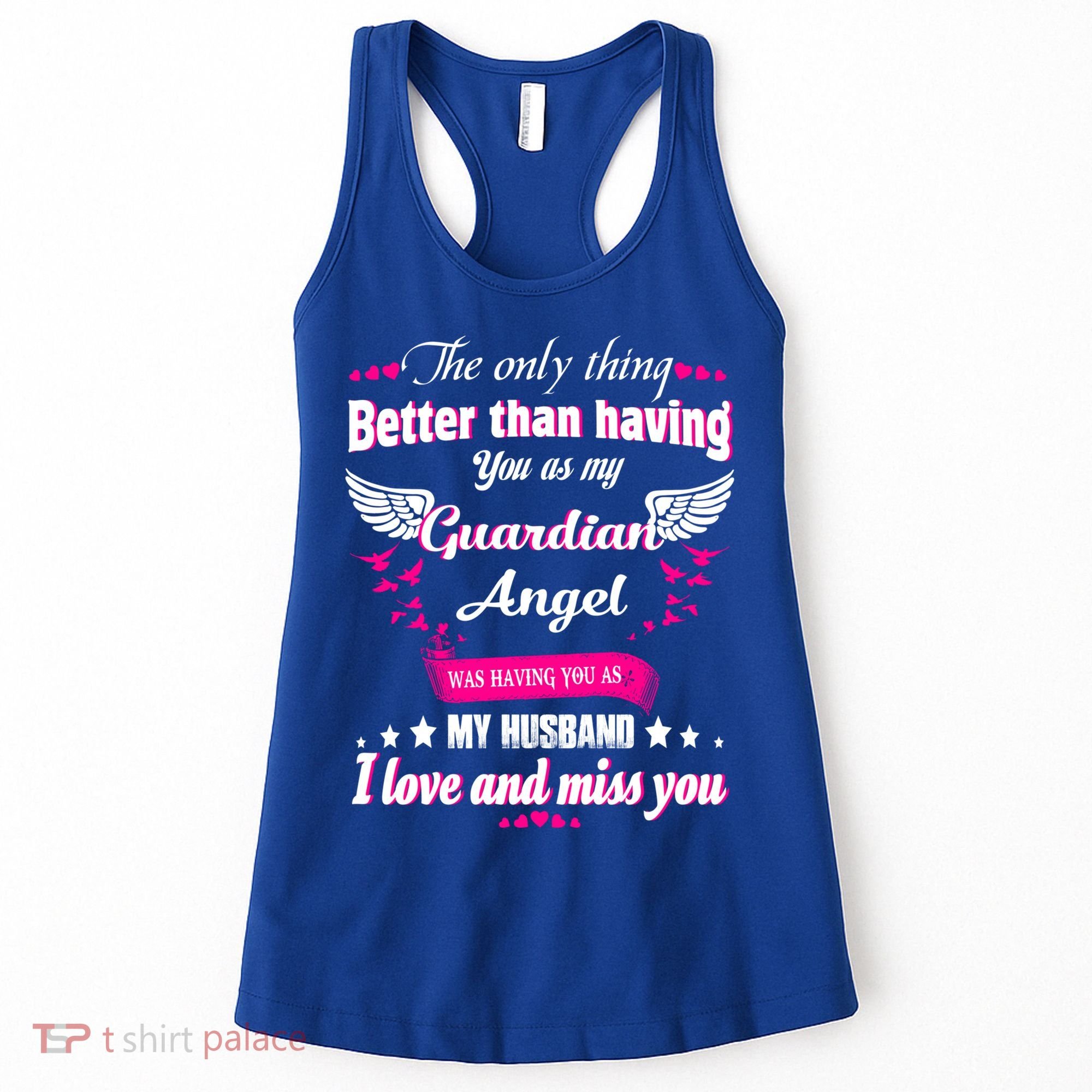 For Wives Loss Husband In Memorial Loving Husband In Heaven Gift Women's Tank Top