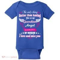 For Wives Loss Husband In Memorial Loving Husband In Heaven Gift Baby Bodysuit thumb 0