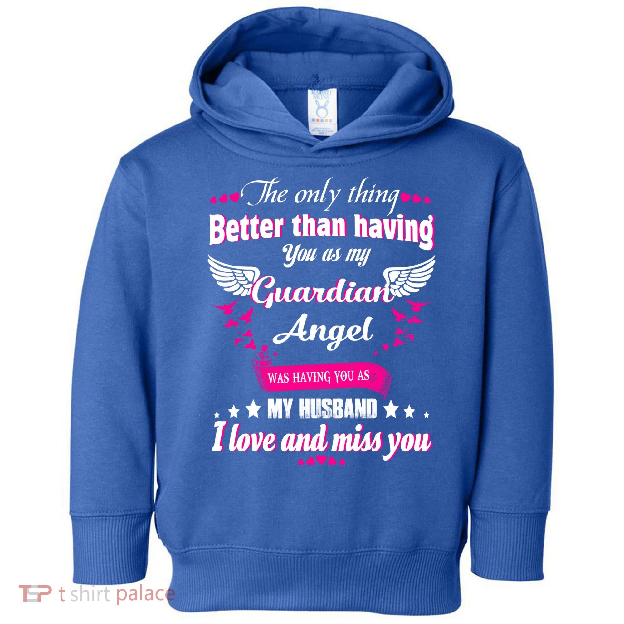 For Wives Loss Husband In Memorial Loving Husband In Heaven Gift Toddler Hoodie